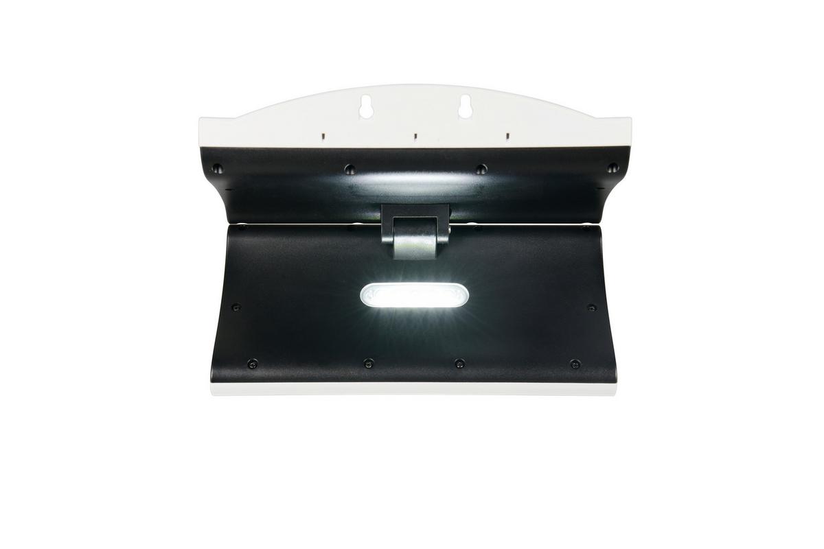 Außenwandleuchte Macapa Weiß B: 18,5 cm - Weiß, Design, Kunststoff (23/18,5/10,5cm)