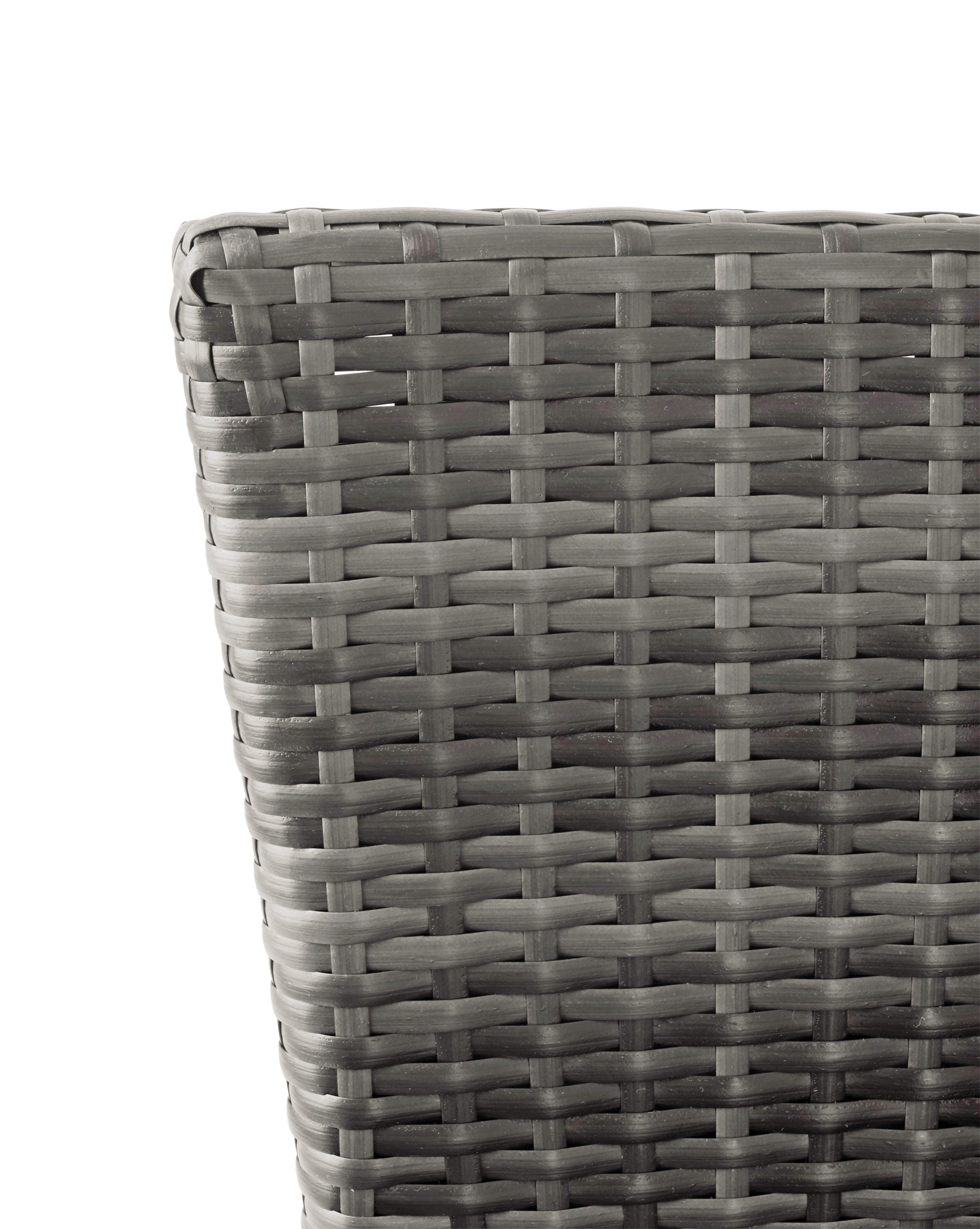 Kerti Szék Diana-22 - barna/szürke, Modern, műanyag/fém (62/87/58cm) - Ondega