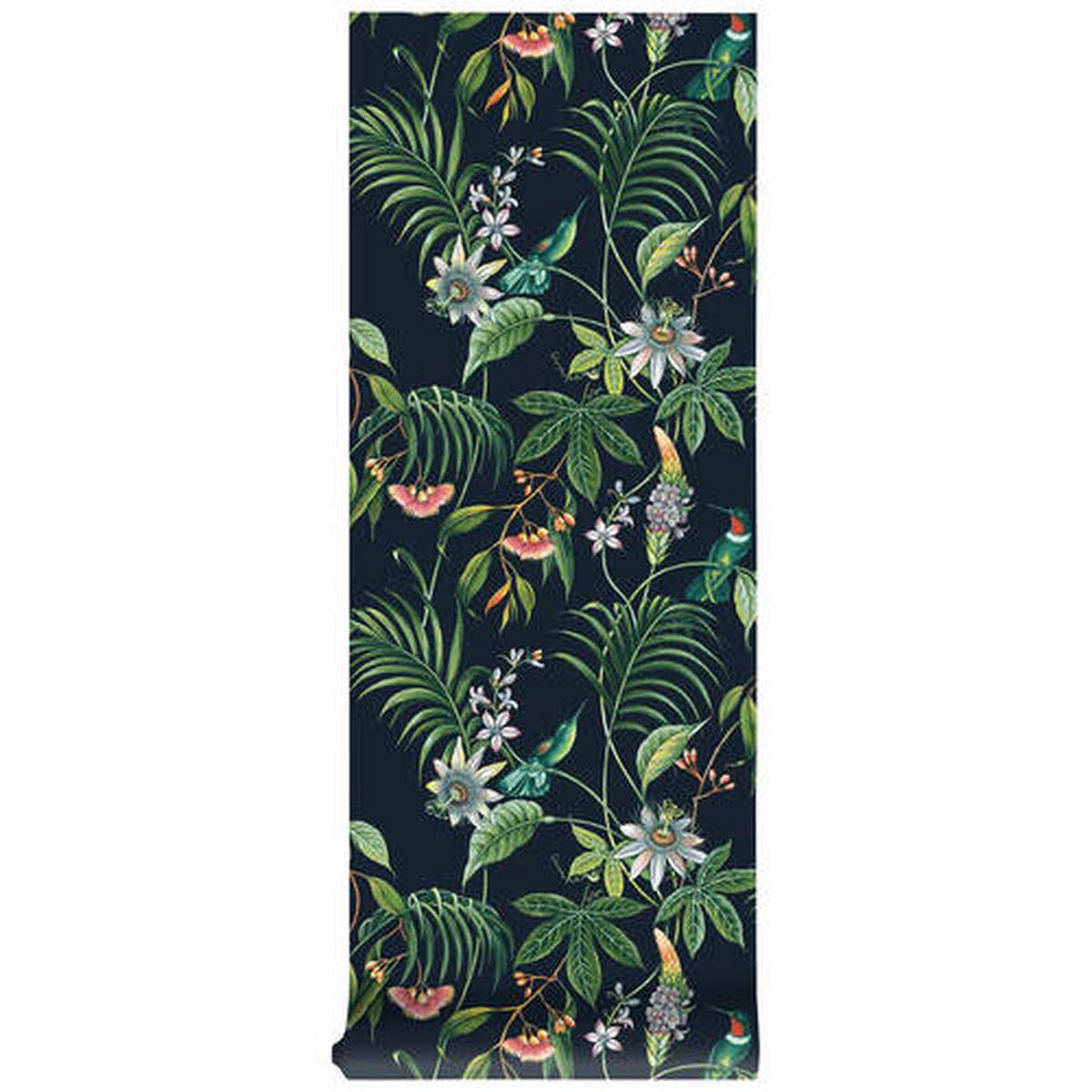 Vliestapete 106976 - Multicolor/Schwarz, Basics, Papier/Kunststoff (52/1005cm)