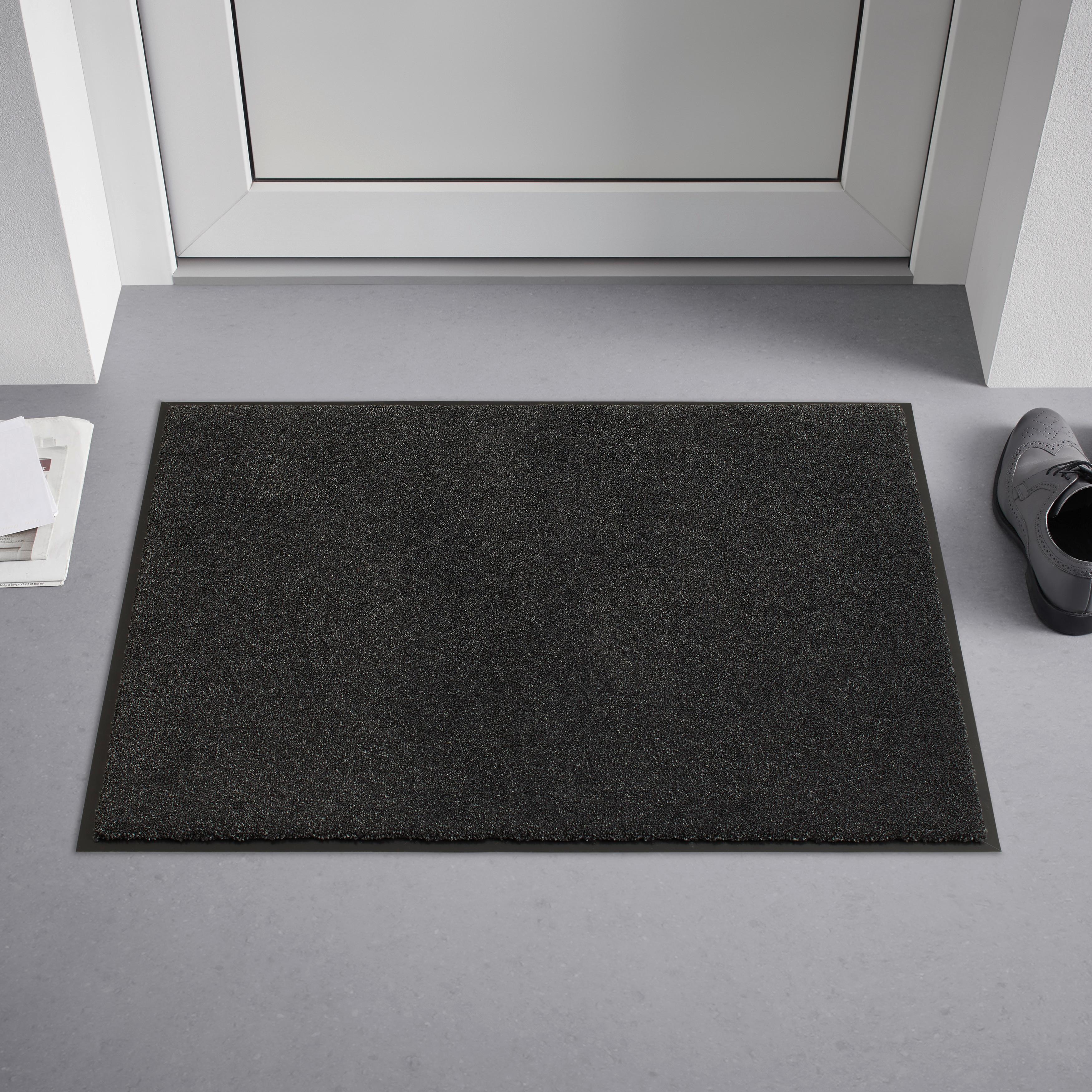 DVEŘNÍ ROHOŽKA Eden, 60/80cm, antracit - antracitová, Moderní, plast (60/80cm) - Modern Living
