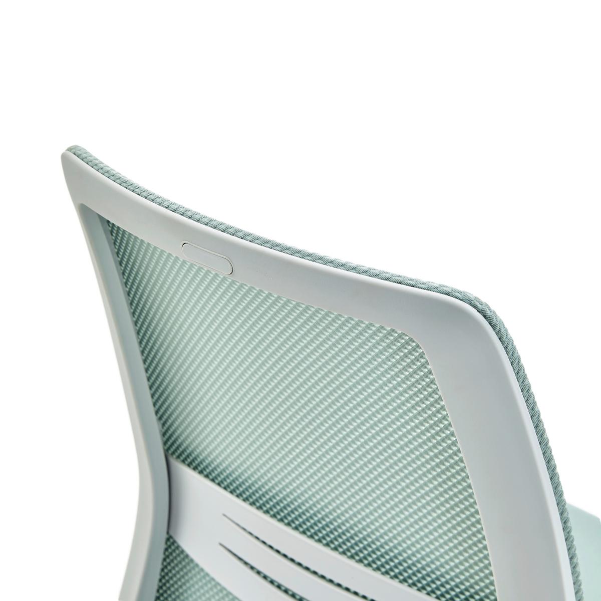 DREHSTUHL Profondo Eco Mintgrün B: 68cm - Weiß/Mintgrün, MODERN, Kunststoff/Textil (68/108/55cm) - MID.YOU