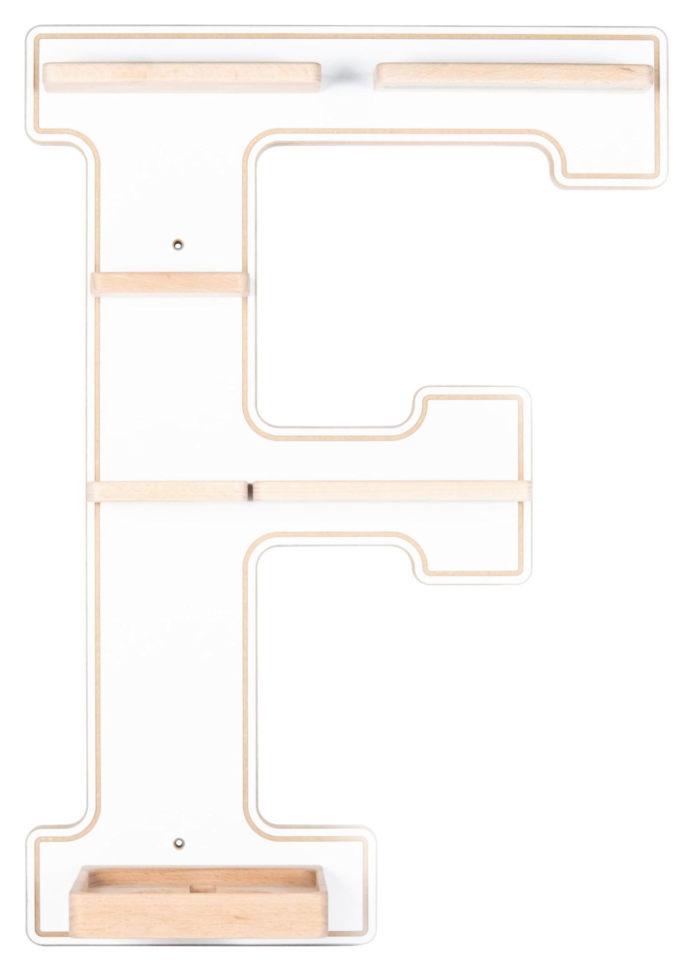 Kinderregal Boarti Weiß B: 38 Cm - Weiß, MODERN, Holzwerkstoff (38/54/19cm) - MID.YOU