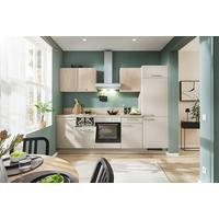 Küchenblock Pn80/Pn100 - Kaschmir/Eichefarben, Trend, Holzwerkstoff (260cm) - Pino