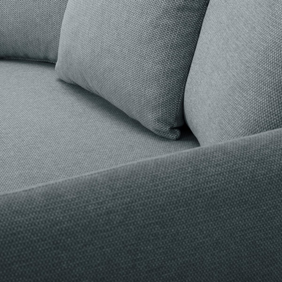 2-sitzer-sofa Aladin Grau - Schwarz/Grau, Basics, Textil (161,5/89/89cm) - P & B