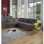 Wohnlandschaft in L-Form Park 233x311 cm - Anthrazit/Schwarz, MODERN, Textil (233/311cm) - Luca Bessoni