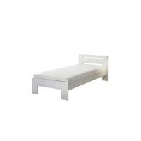 Bett Cannes 90 Weiß 90x200 - Weiß, KONVENTIONELL, Holzwerkstoff (90/200cm) - Ondega