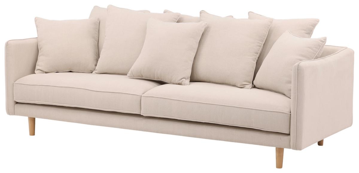2-sitzer-sofa Segelskären - Beige, Design, Holz/Textil (240/91/92cm) - Livetastic