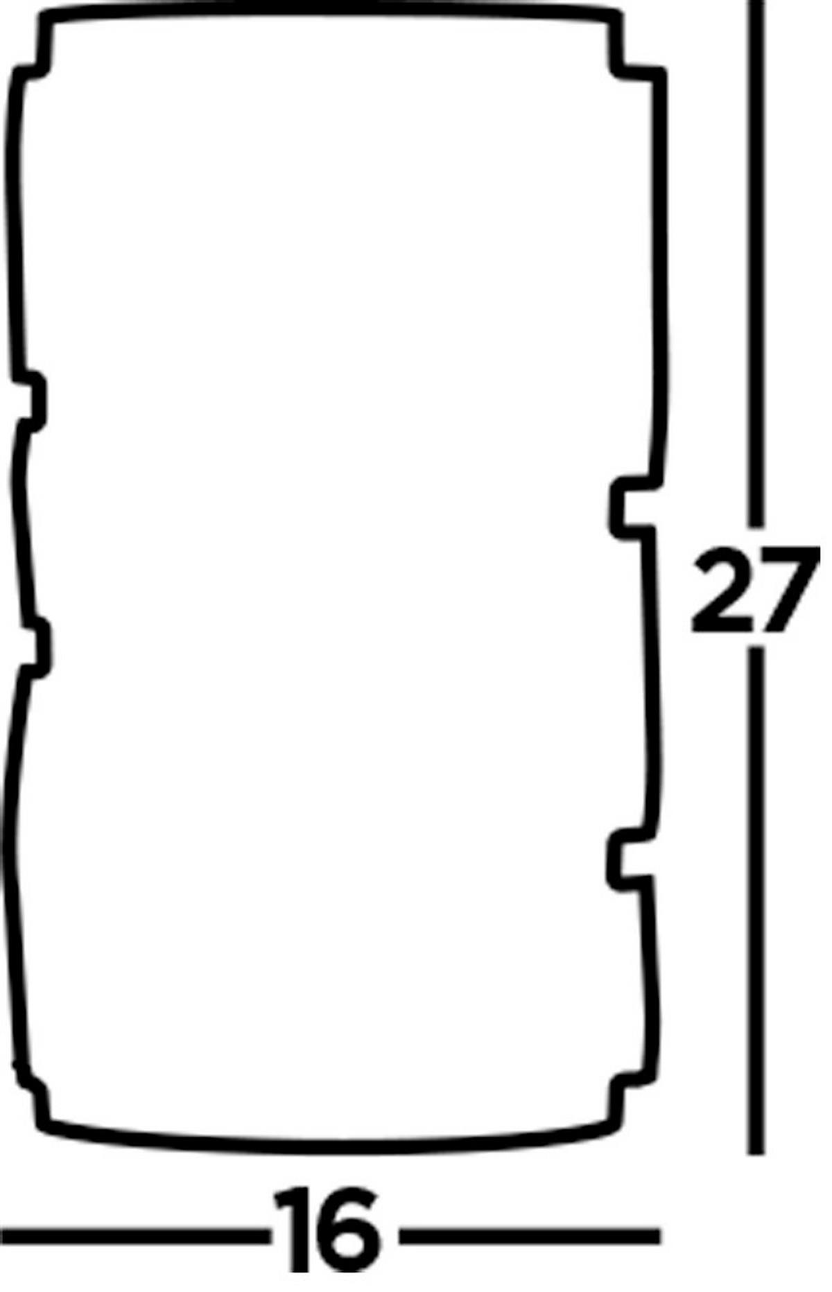Wandleuchte Bijou 6582-2cc - Klar/Chromfarben, Design, Glas/Metall (16/16/27cm)