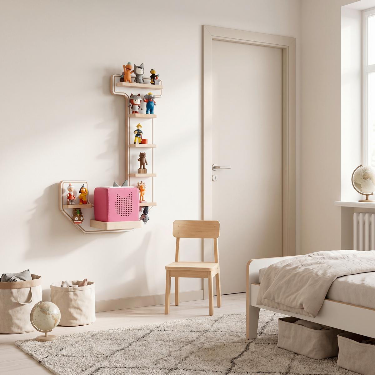 Kinderregal Boarti Weiß B: 37 cm - Weiß, MODERN, Holzwerkstoff (37/54/19cm) - Livetastic