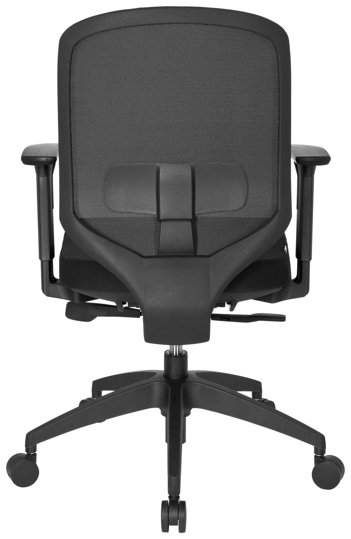 Drehstuhl Delight Pro Schwarz - Schwarz, MODERN, Kunststoff/Textil (56/105/47cm) - MID.YOU