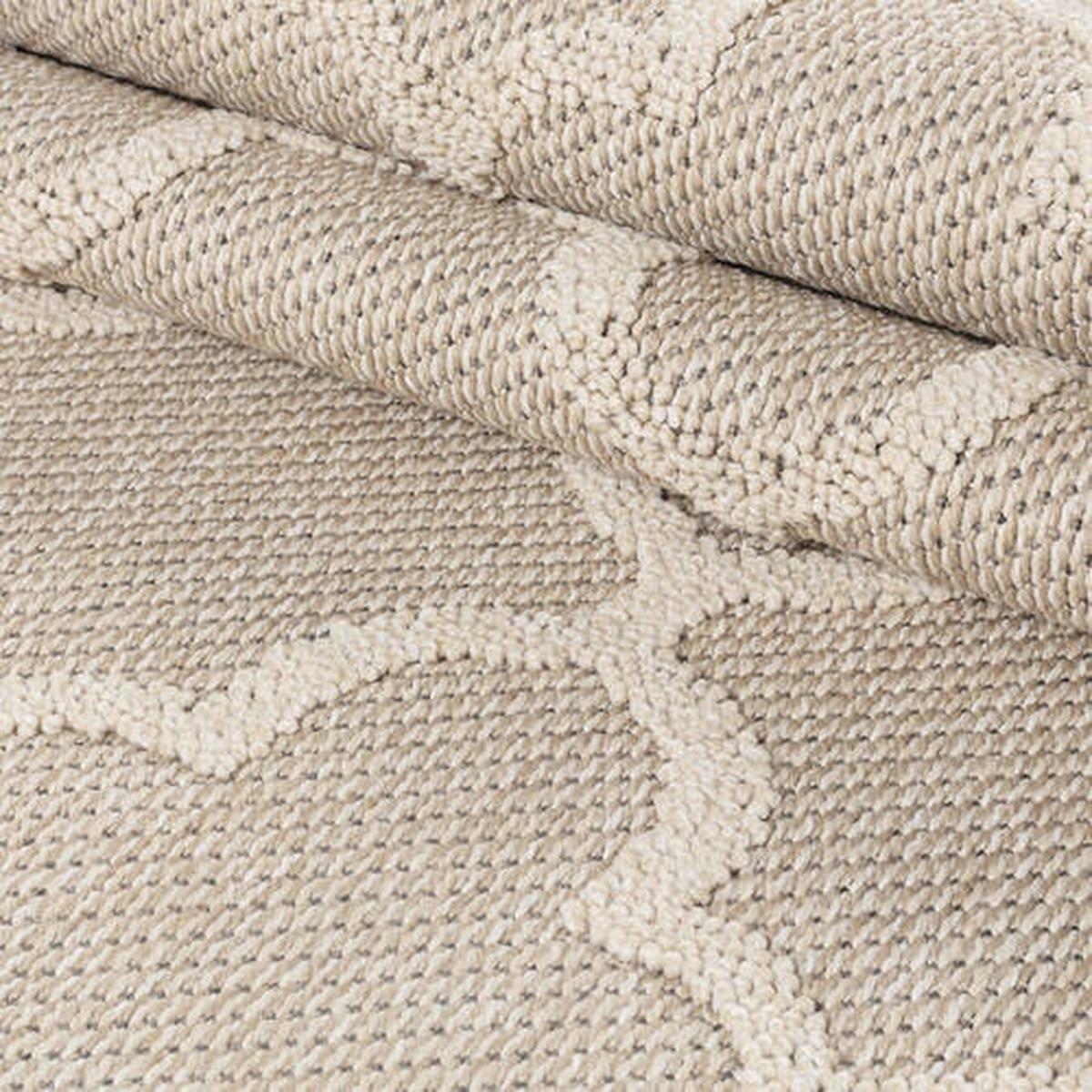 Outdoorteppich Patara - Beige, Design, Textil (200/290cm) - Novel