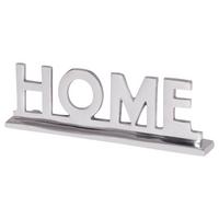 Dekoschriftzug Wohnling Silberfarben B: 22 cm - Silberfarben, MODERN, Metall (22/7/3cm) - MID.YOU