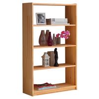 Stojací regál SIMONA přírodní - barvy smrku, Basics, dřevo (80/145/31cm) - MID.YOU