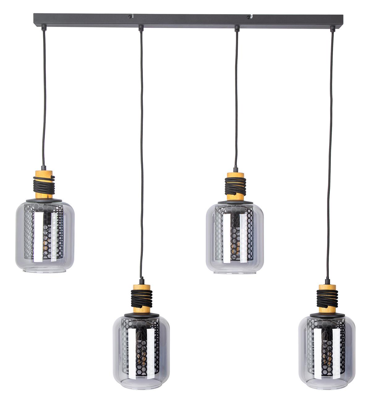 Pendelleuchte 30990408 Ando - Grau, Design, Glas (78/25/60cm) - Globo