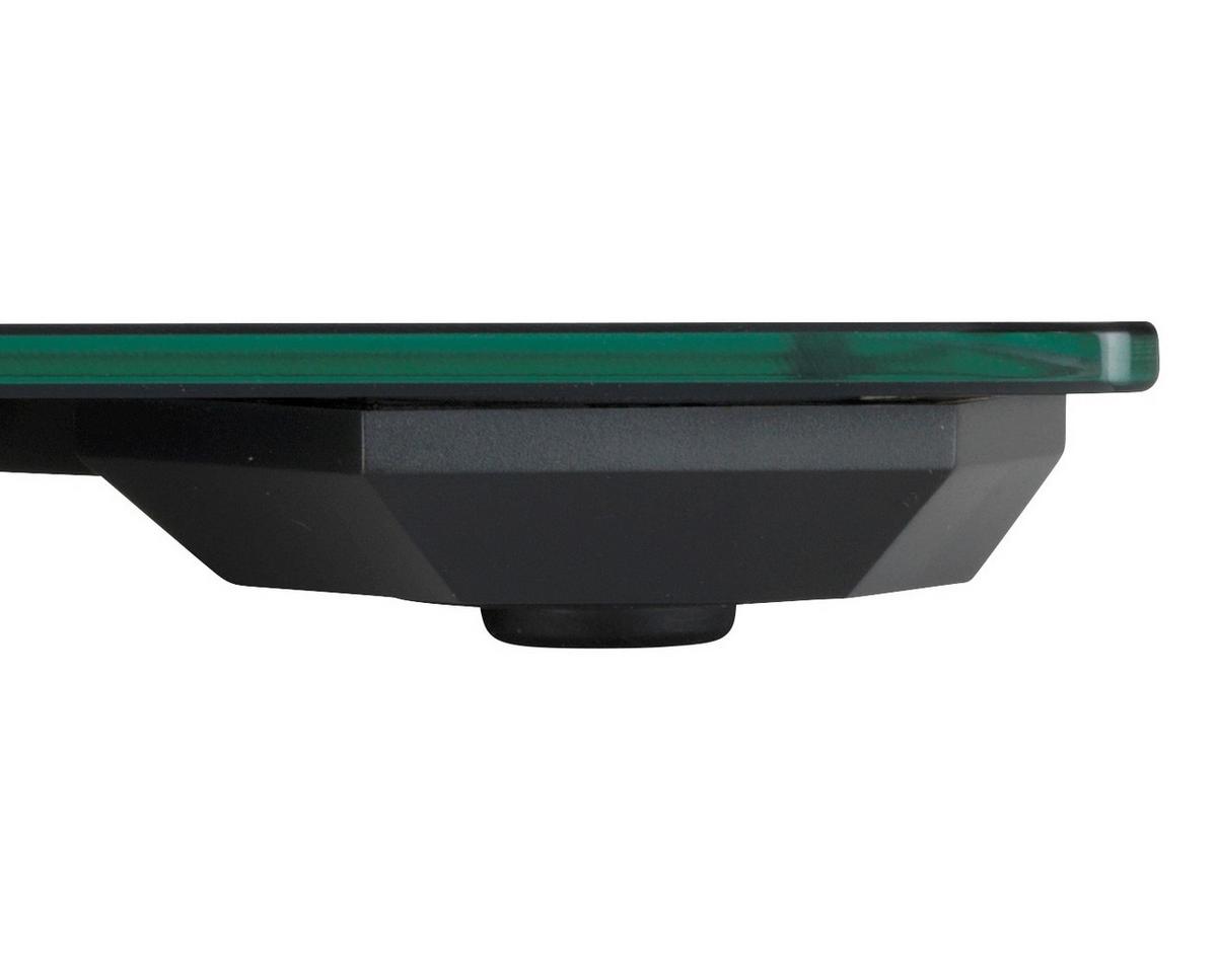 Personenwaage Digital Bis 180 Kg - Schwarz, KONVENTIONELL, Glas/Kunststoff (28/2,2/28cm) - Wenko