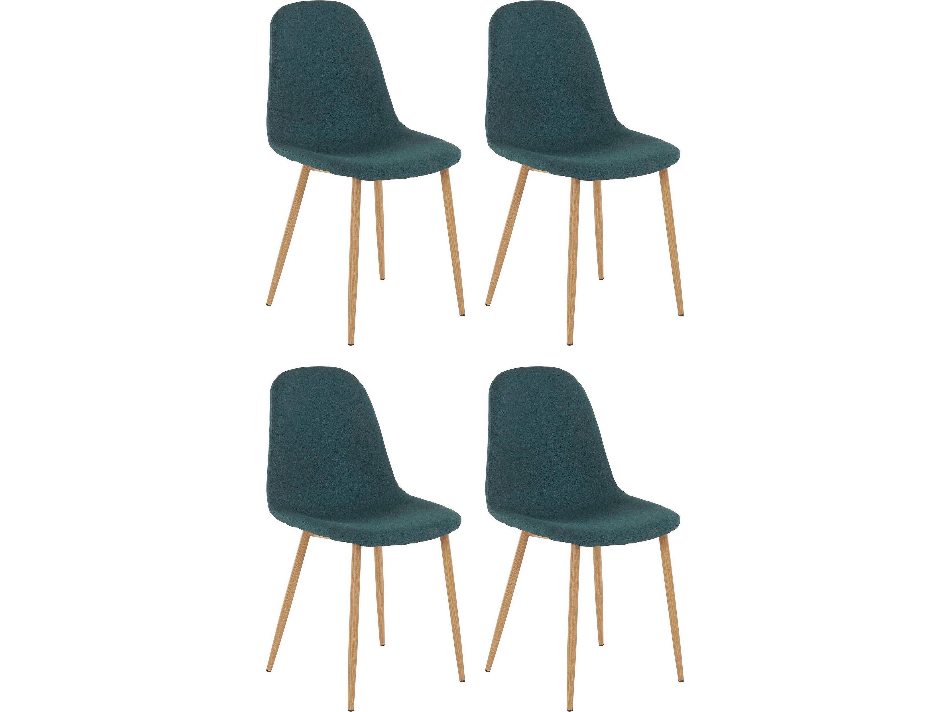 Stuhl-Set Miller Dunkelgrün B: 44cm 4-tlg