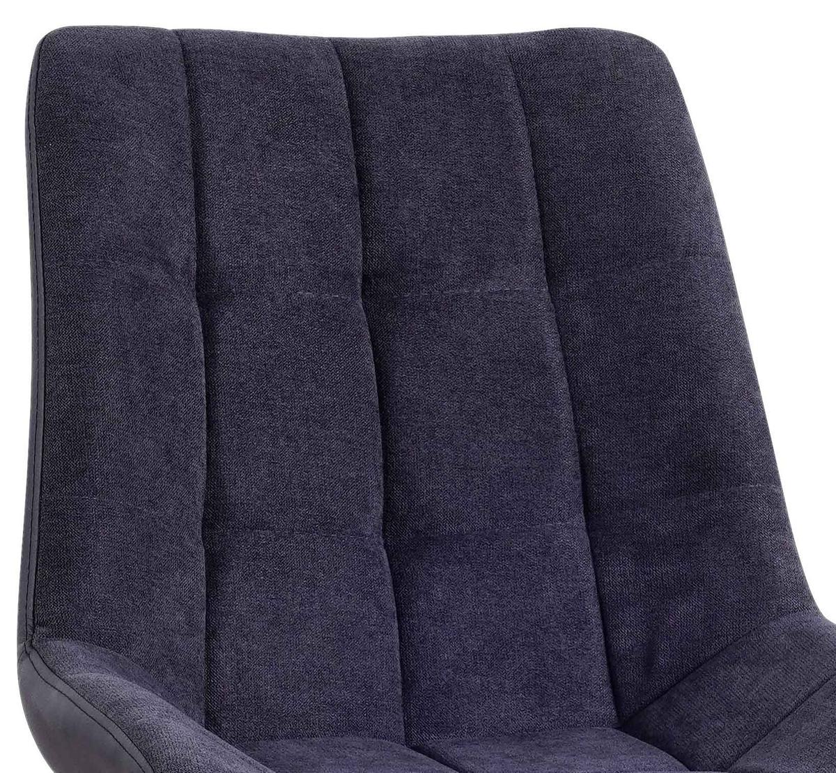 Židle MARILEA 1 +1 zdarma (1*kus=2 Produkty) - černá/tmavě šedá, Moderní, kov/textil (53/86/61cm) - Based