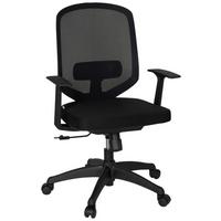 Drehstuhl Delight Schwarz - Schwarz, MODERN, Kunststoff/Textil (56/105/44cm) - MID.YOU