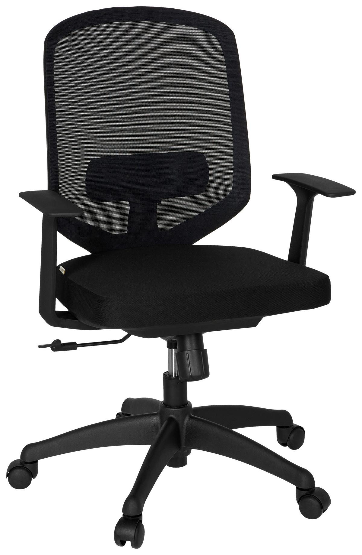 Drehstuhl Delight Schwarz - Schwarz, MODERN, Kunststoff/Textil (56/105/44cm) - MID.YOU