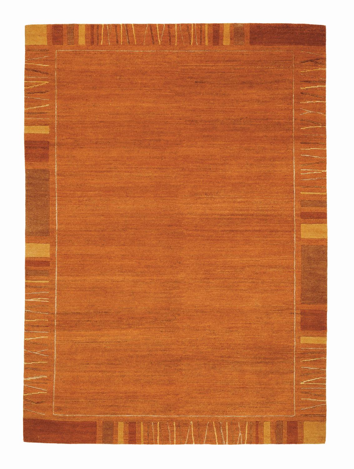 Orientalischer Webteppich Kupferfarben 250x200 cm - Kupferfarben, Basics, Textil (200/250cm) - Cazaris