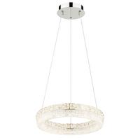 ZÁVESNÉ LED SVIETIDLO LAUREL - priehľadné/číra, Konventionell, kov/plast (40/120cm) - Globo