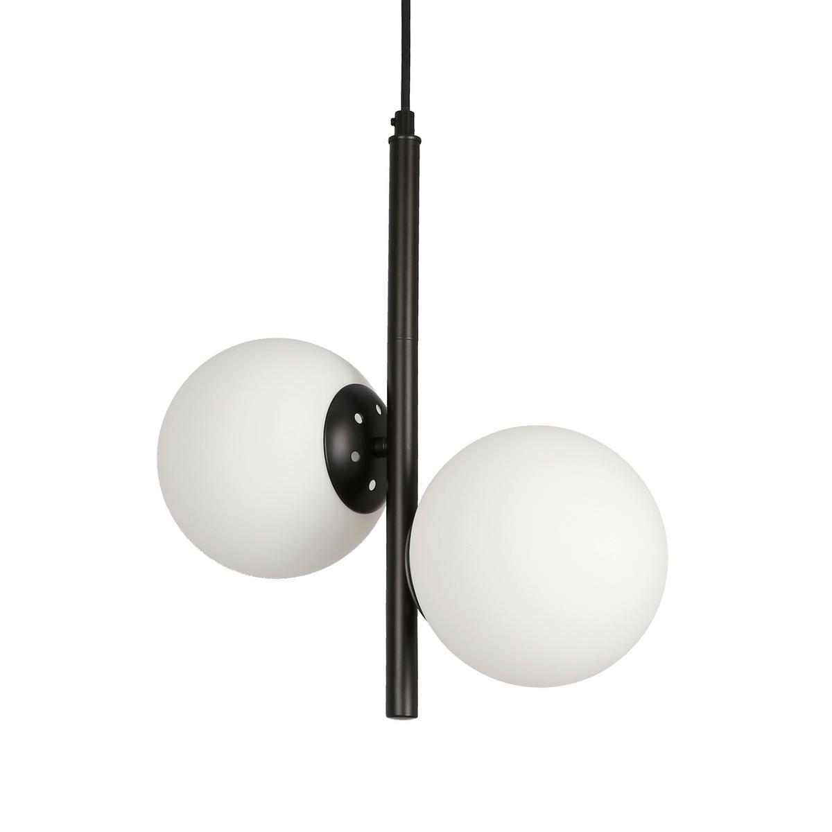 Hängeleuchte 32-22332 Duo - Schwarz/Weiß, Basics, Metall (32.5/15/115cm)