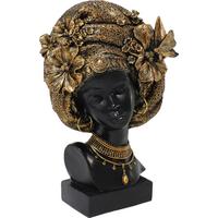 Szobor Tamika - fekete/aranyszínű, Konventionell, műanyag/fém (19/13,5/28,8cm) - James Wood