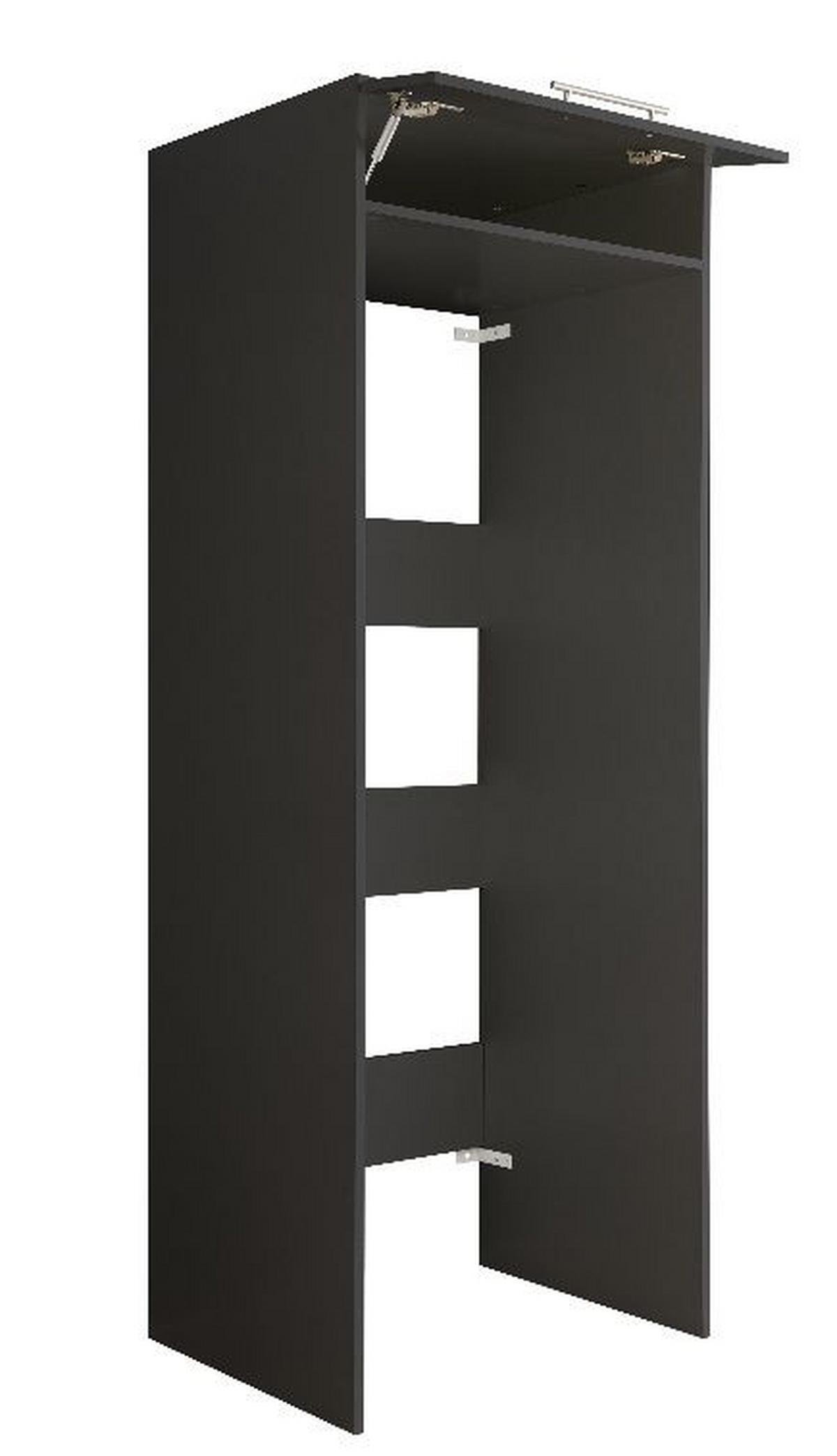 Skříň na pračku a sušičku - antracitová - antracitová, Basics, kompozitní dřevo (67,5/200/67,5cm)