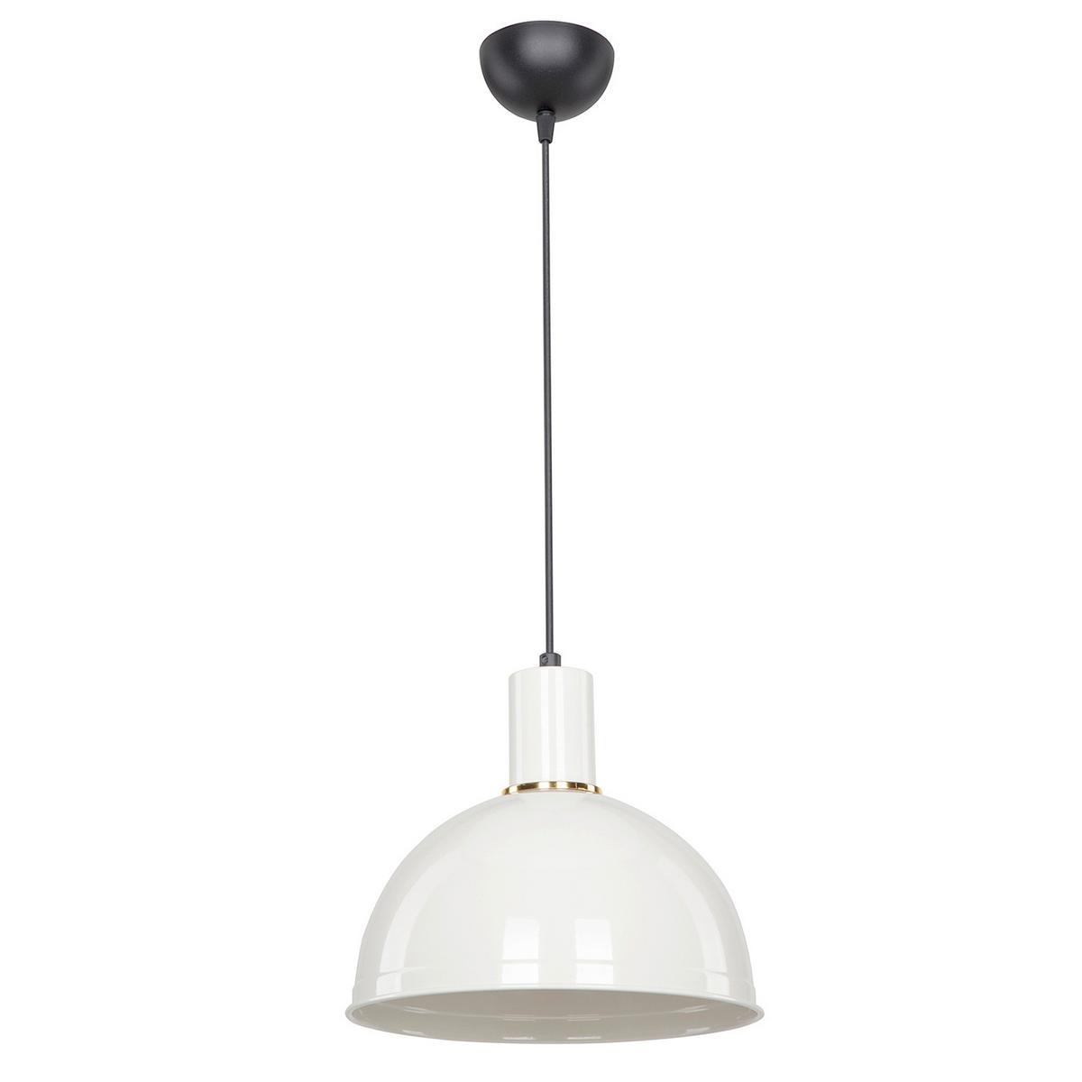 Hängeleuchte 1739/Sa - Goldfarben/Weiß, Basics, Metall (27/90cm)