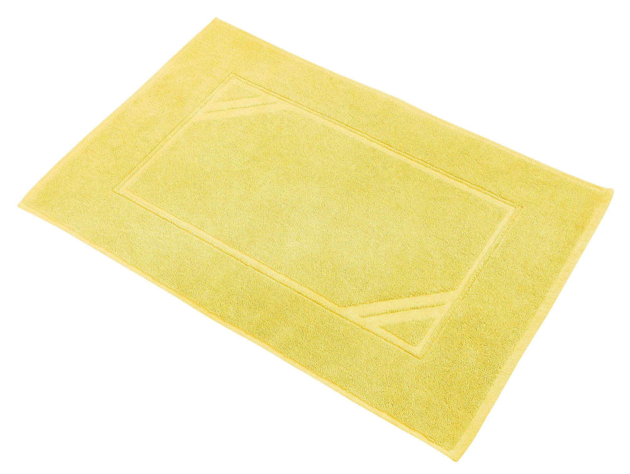 Fürdőszobaszőnyeg Kb. 50/70cm - sárga, Lifestyle, textil (50/70cm) - Framsohn