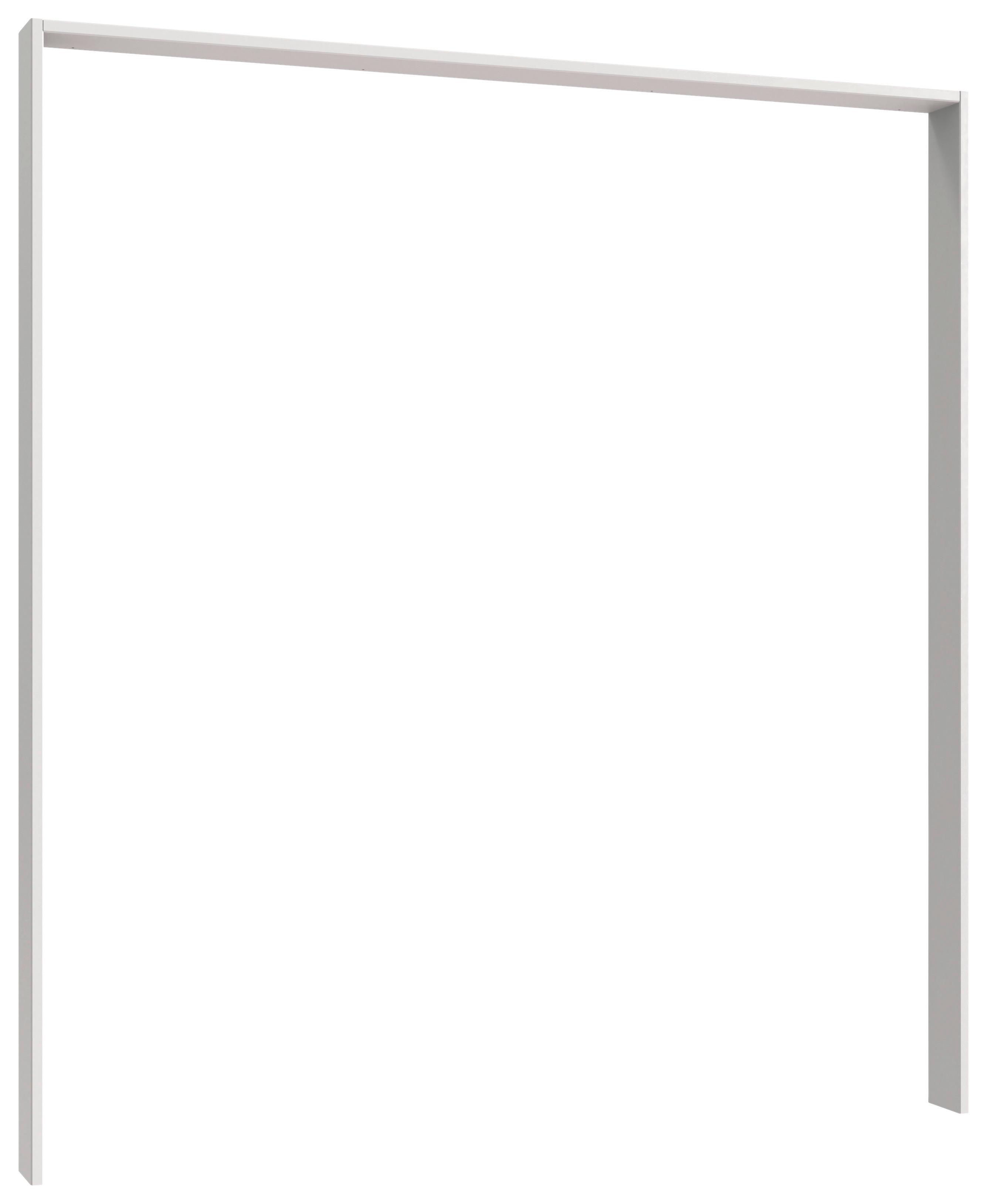 Passepartout-Rahmen Coburg Weiß für B: 180 cm - Weiß, MODERN, Holzwerkstoff (183/200/12cm) - MID.YOU
