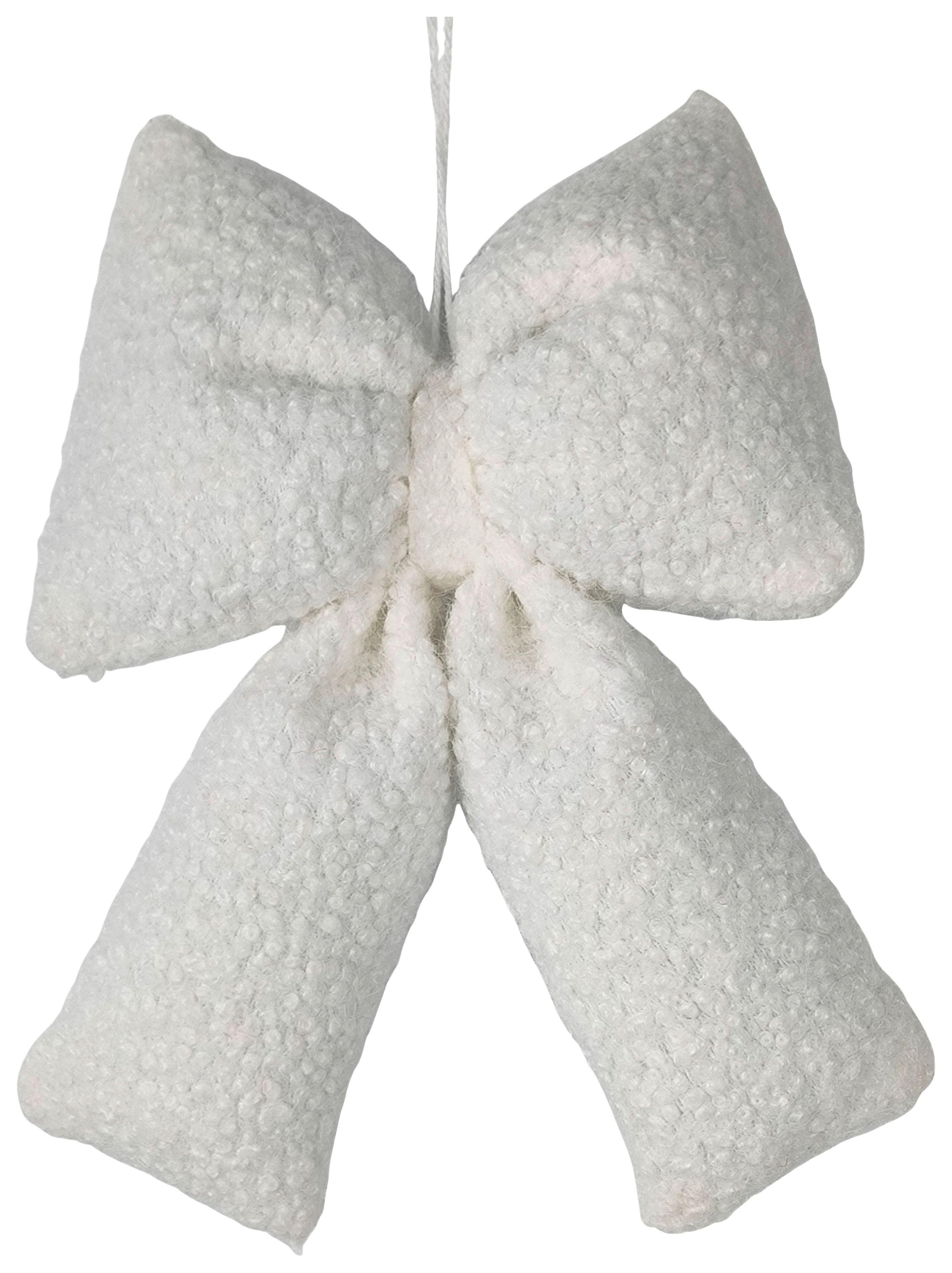 Závesná dekorácia LIZZY 2 - biela, Konventionell, textil (18/24/6cm) - Mömax