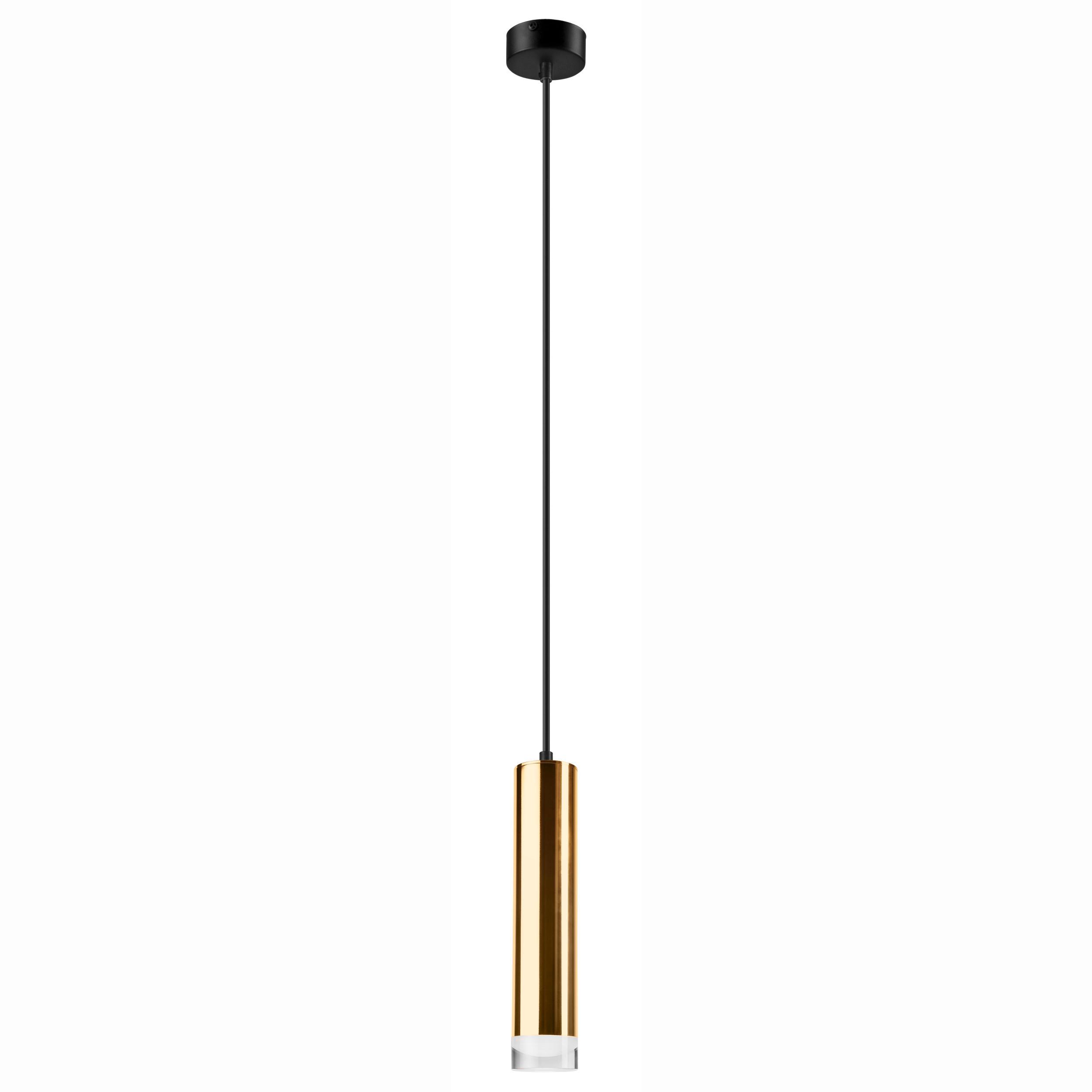 Hängeleuchte 39565 Diego Gold - Goldfarben, Design, Metall (80/100cm)