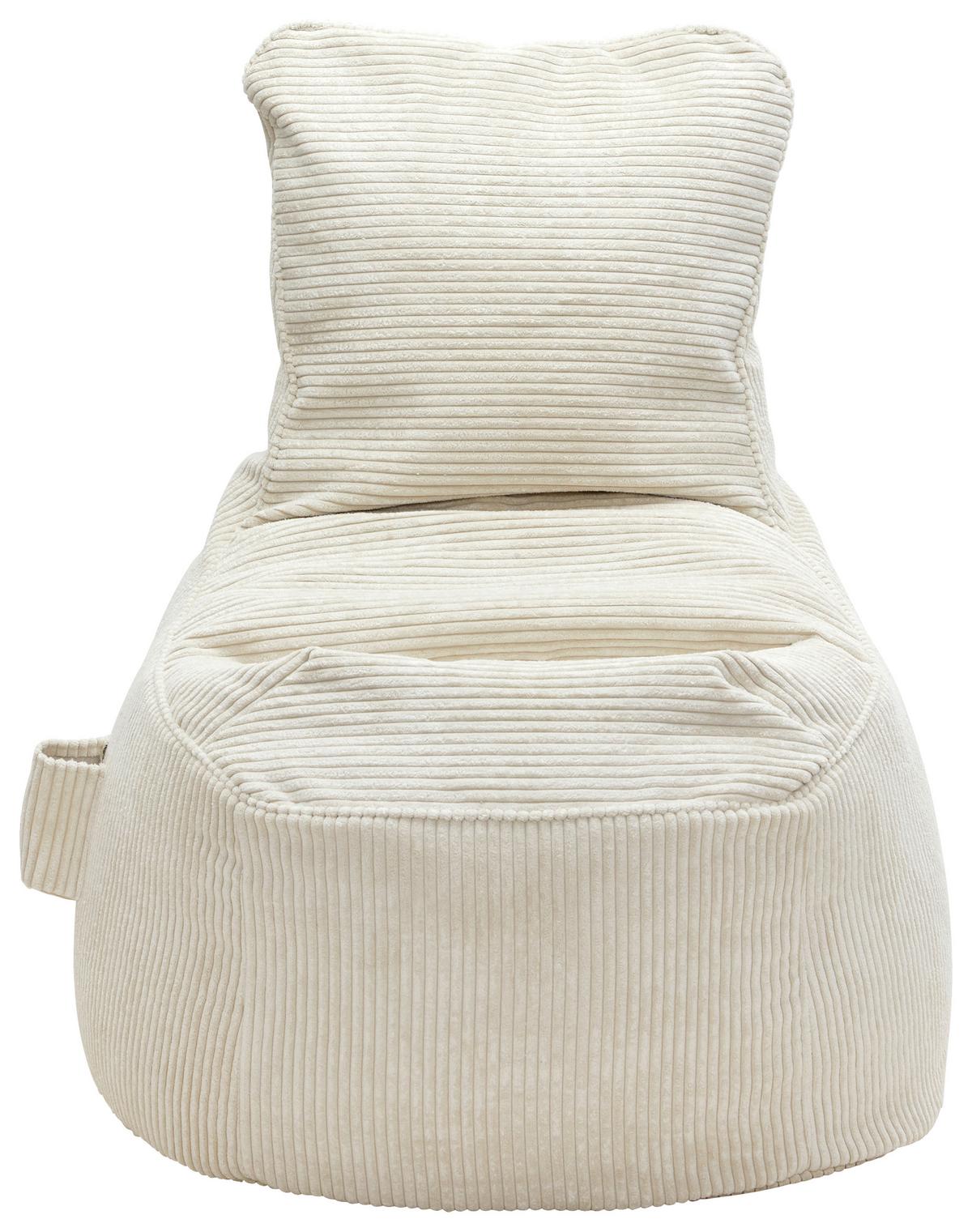Sedací vak CORTONA CORD, béžový menčester - béžová, Modern, textil (85/100/85cm) - Mömax