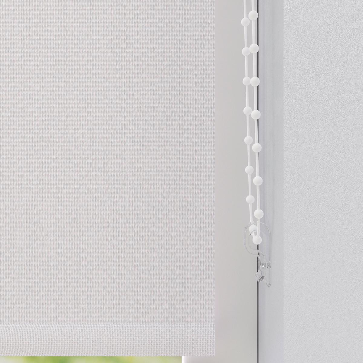 Verdunkelungsrollo 40x190 Cm Mit Kettenzug - Weiß, Design, Textil (40/190cm)