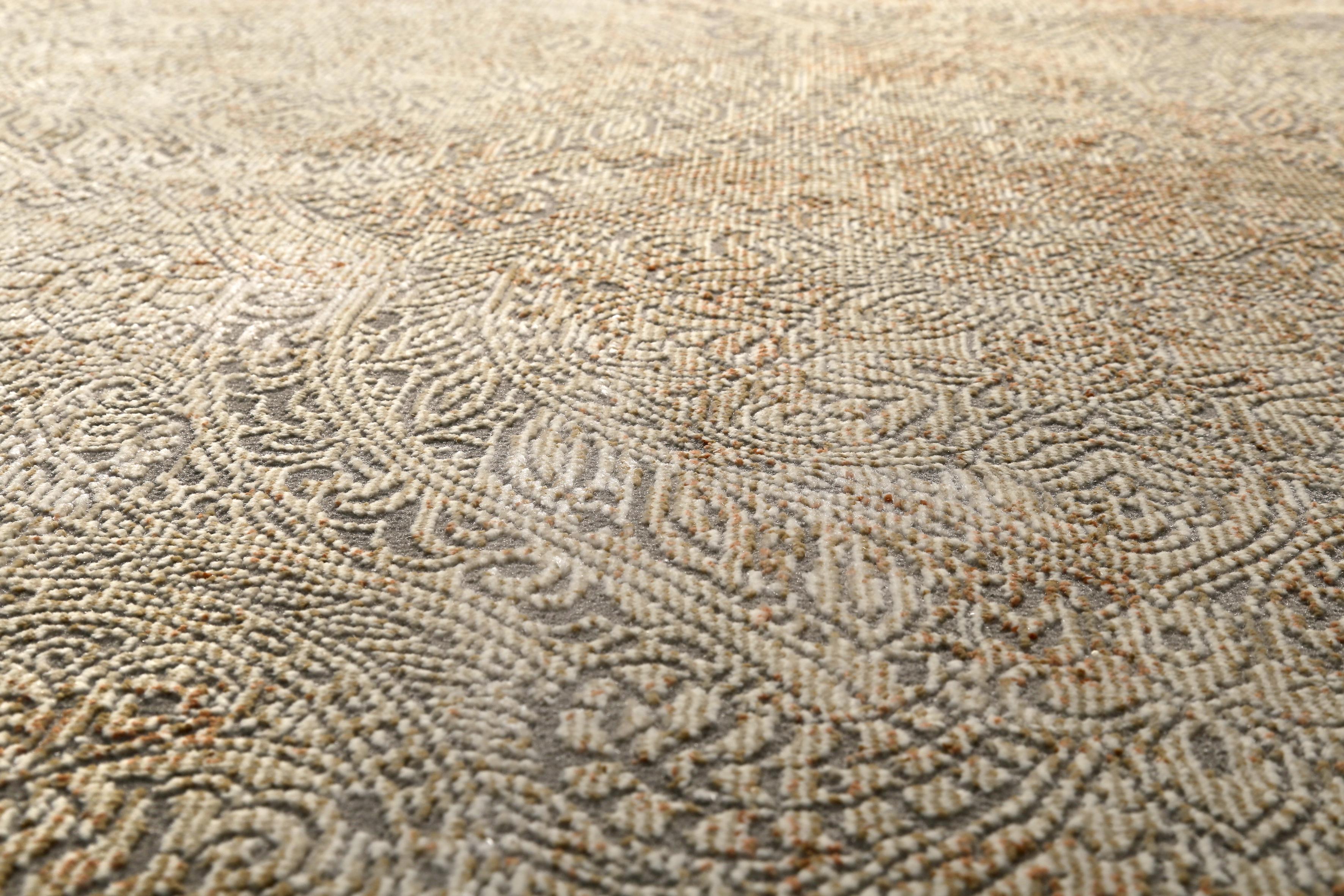 Vintage-teppich Baroque Vintage - Beige/Silberfarben, KONVENTIONELL, Textil (200/290cm) - WECON HOME