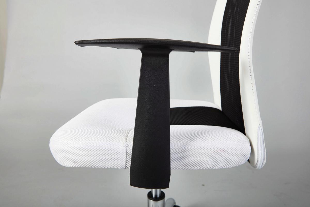 Forgószék Donny - krómszínű/fekete, Konventionell, műanyag/textil (55/85/55cm) - MID.YOU
