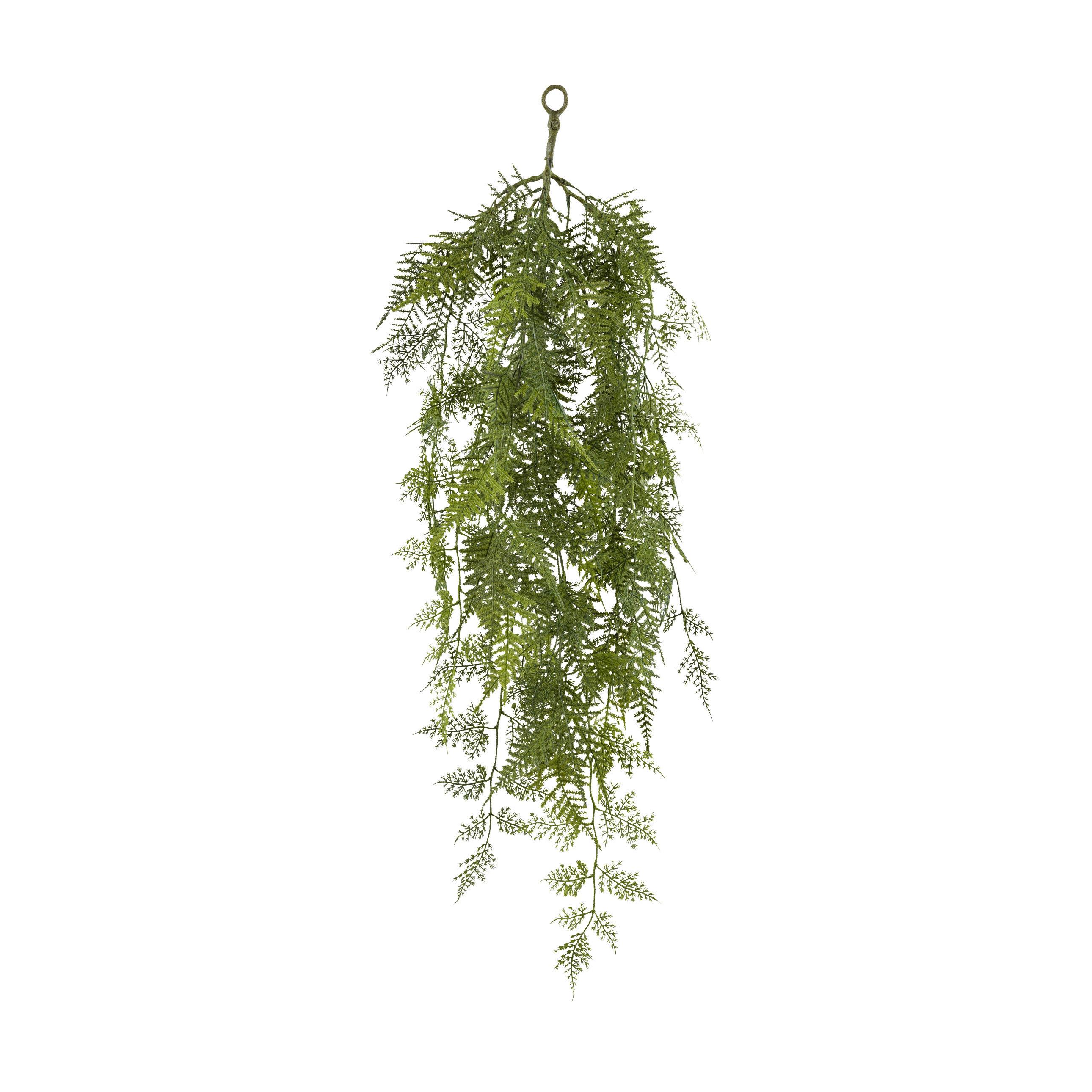 Kunstpflanze, Hängepflanze Grün, H: 90 cm - Grün, Design, Kunststoff (90cm) - P & B