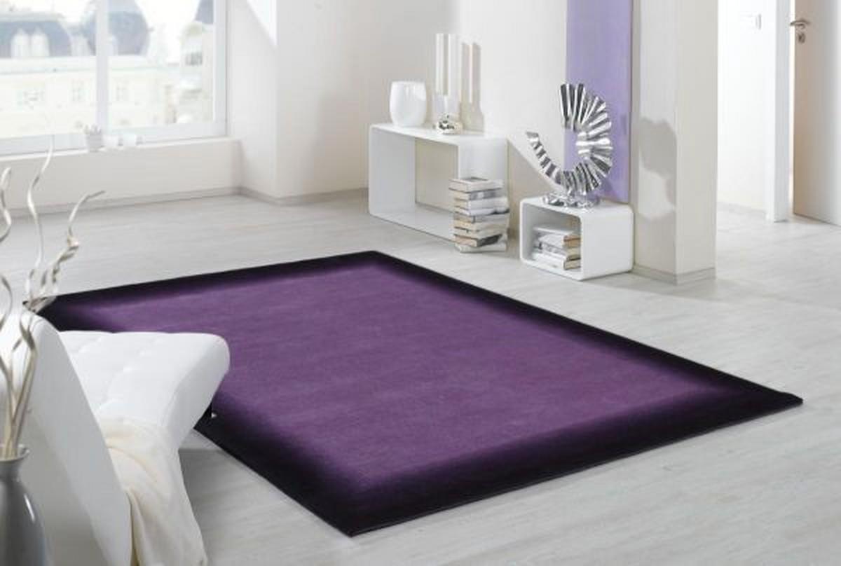 Orientteppich Brombeere Naturfaser Tami 250x300 cm - Brombeere, Basics, Textil (250/300cm) - Cazaris