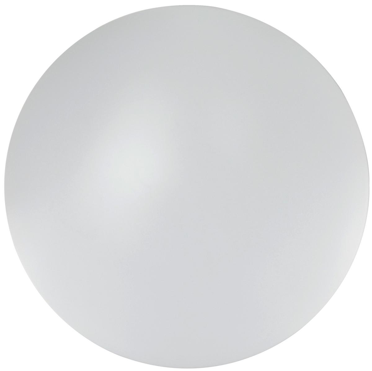 LED-Deckenleuchte Ø 33 cm, In- und Outdoor - Weiß, Basics, Kunststoff/Metall (33/5,7cm)