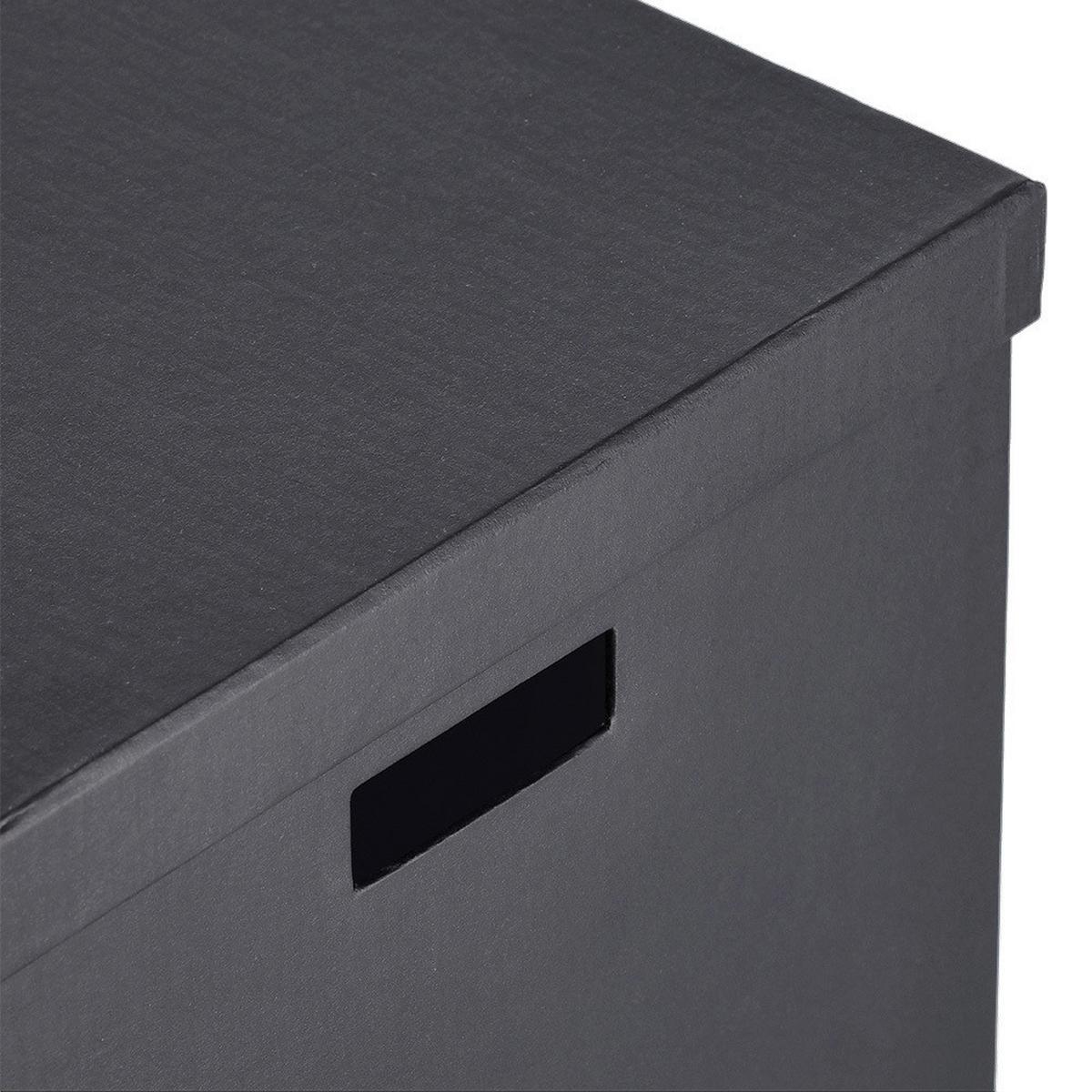 AUFBEWAHRUNGSBOX Karton, BxHxT: ca. 25x35x20 cm - Basics, Karton (25/35/20cm)