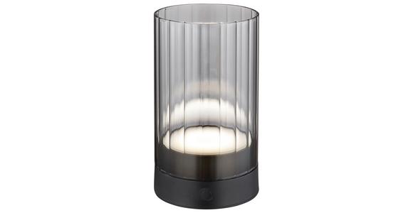 Akku-tischleuchte Adison - Schwarz, MODERN, Glas/Kunststoff (8/14cm) - James Wood