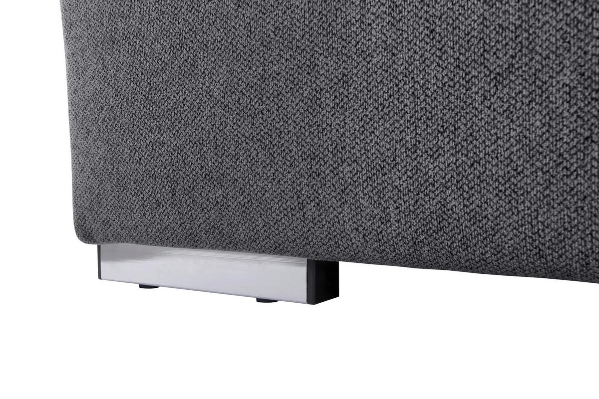 Wohnlandschaft Ramzes Dunkelgrau U: 173x328x215 cm - Dunkelgrau/Grau, Design, Textil (173/328/215cm) - MID.YOU