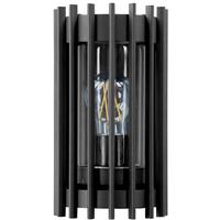 Außenwandleuchte 2528000361696 Nasti - Schwarz/Alufarben, Design, Metall (24,5/10,8/11,6cm)