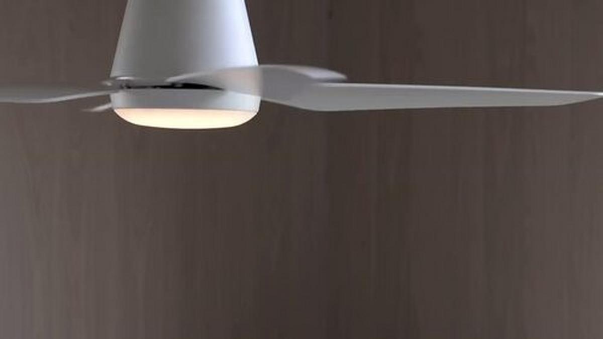 Deckenventilator Aria Schwarz 4-Flügel, Geräuscharm - Schwarz, Basics, Kunststoff (122/21cm) - P & B