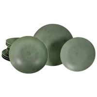 Tafelservice Catania Eukalyptus, 12--Teilig., Grün - Grün, Basics, Keramik - Creatable