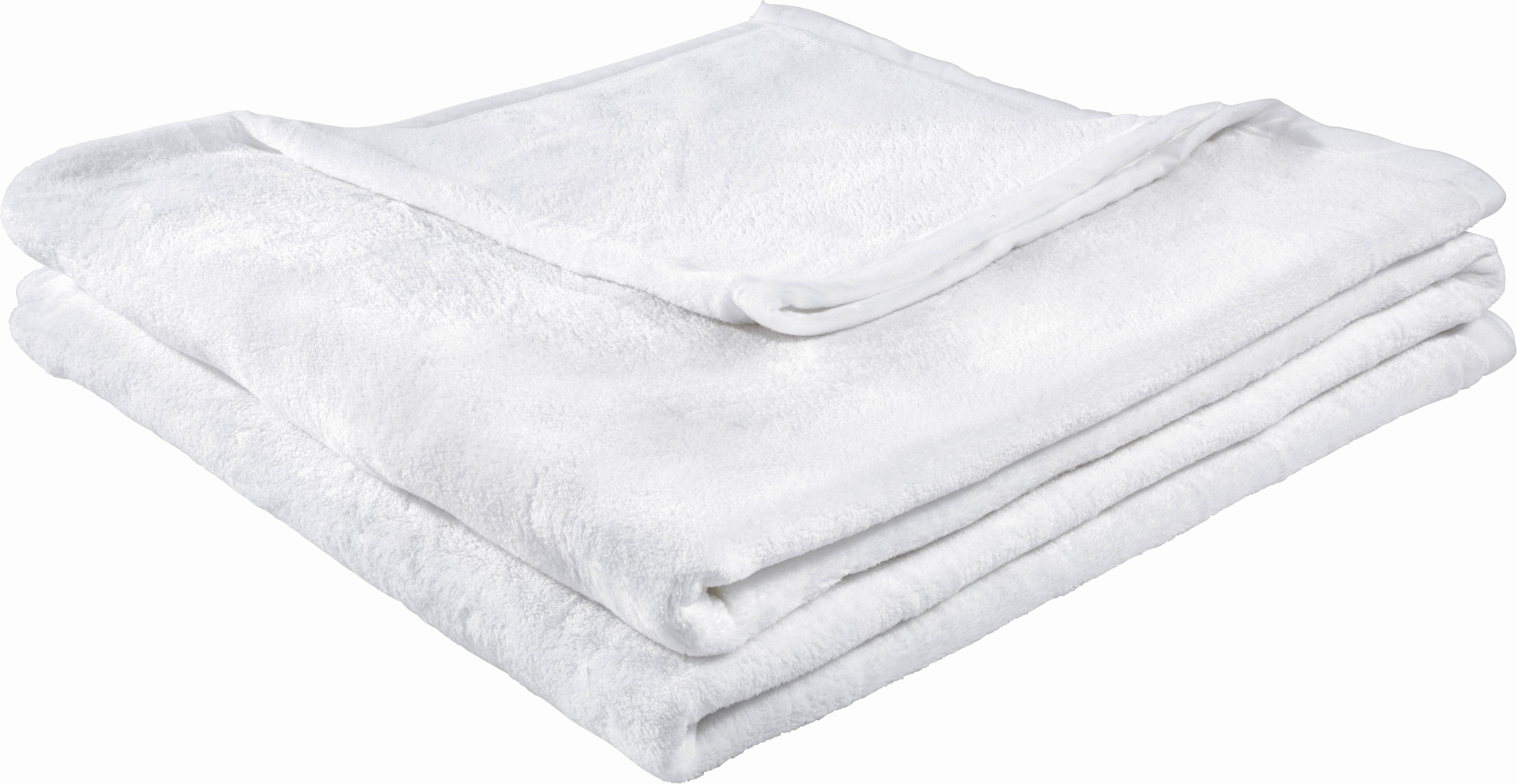 MĚKKÁ DEKA Michael XXL, 220/240cm, bílá - bílá, textil (220/240cm) - Modern Living