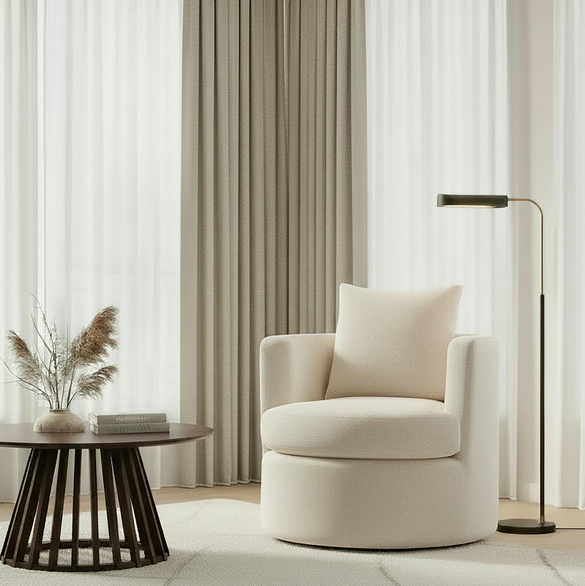 Relaxační křeslo MARIETA, bílá žinylka, max.140 kg - bílá/černá, Moderní, kov/dřevo (77/81/77cm) - Bessagi Home