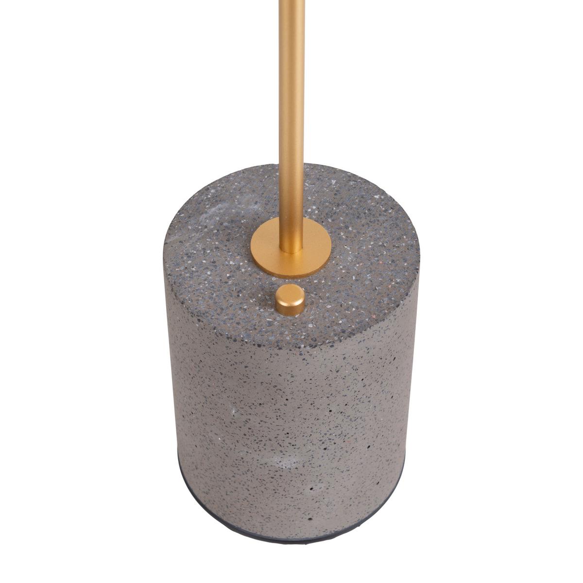 Akku-Tischleuchte 5306416 - Goldfarben/Grau, Design, Metall (15/30cm) - Näve