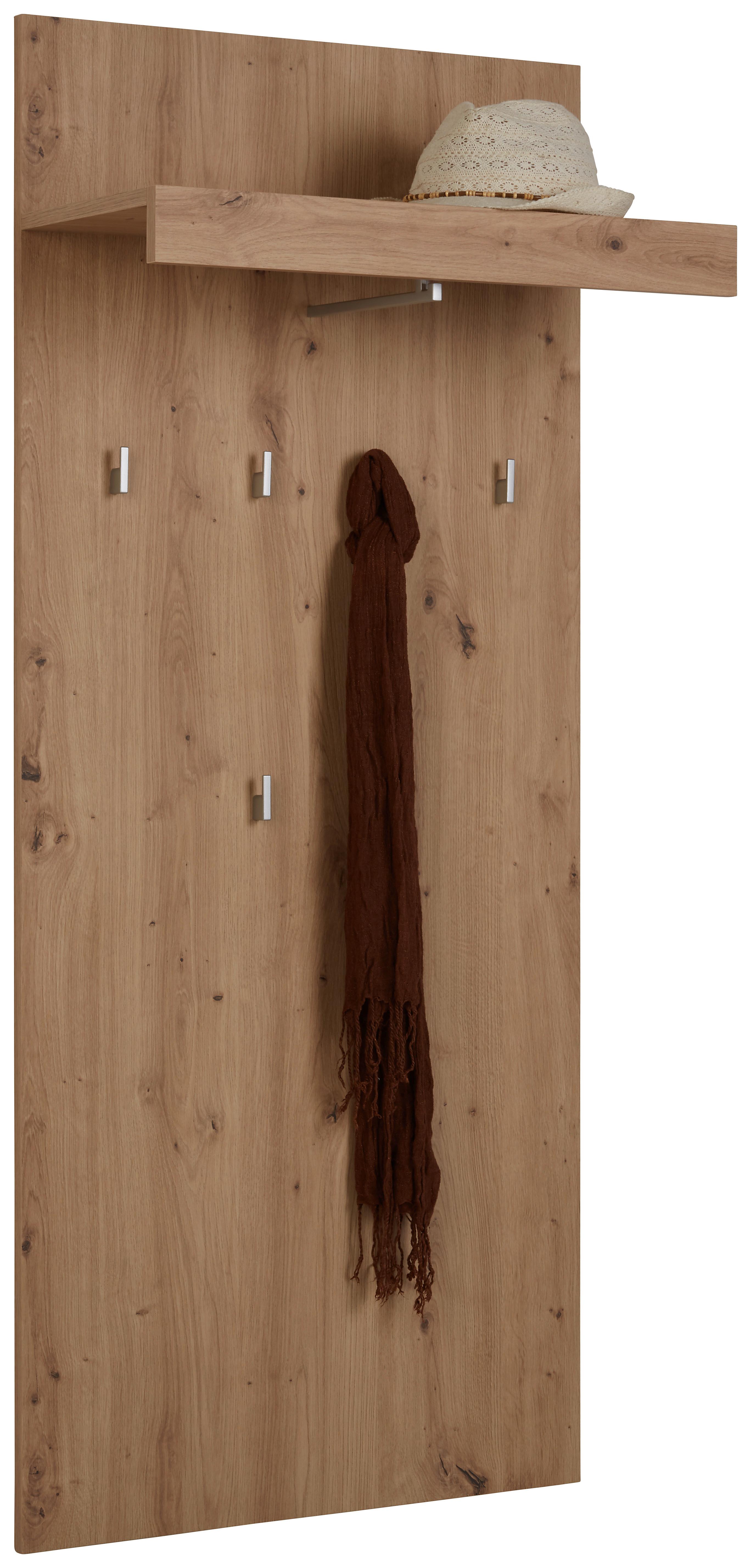 ŠATNÍ PANEL MALTA -EXKLUSIV- - barvy dubu, Konvenční, kompozitní dřevo (65/148/28cm) - Mömax